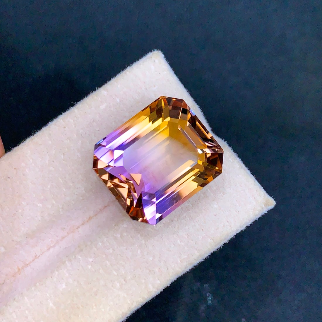 Bi Color Ametrine Loose Gemstone, Natural Ametrine Stone For Jewelry Making - 4