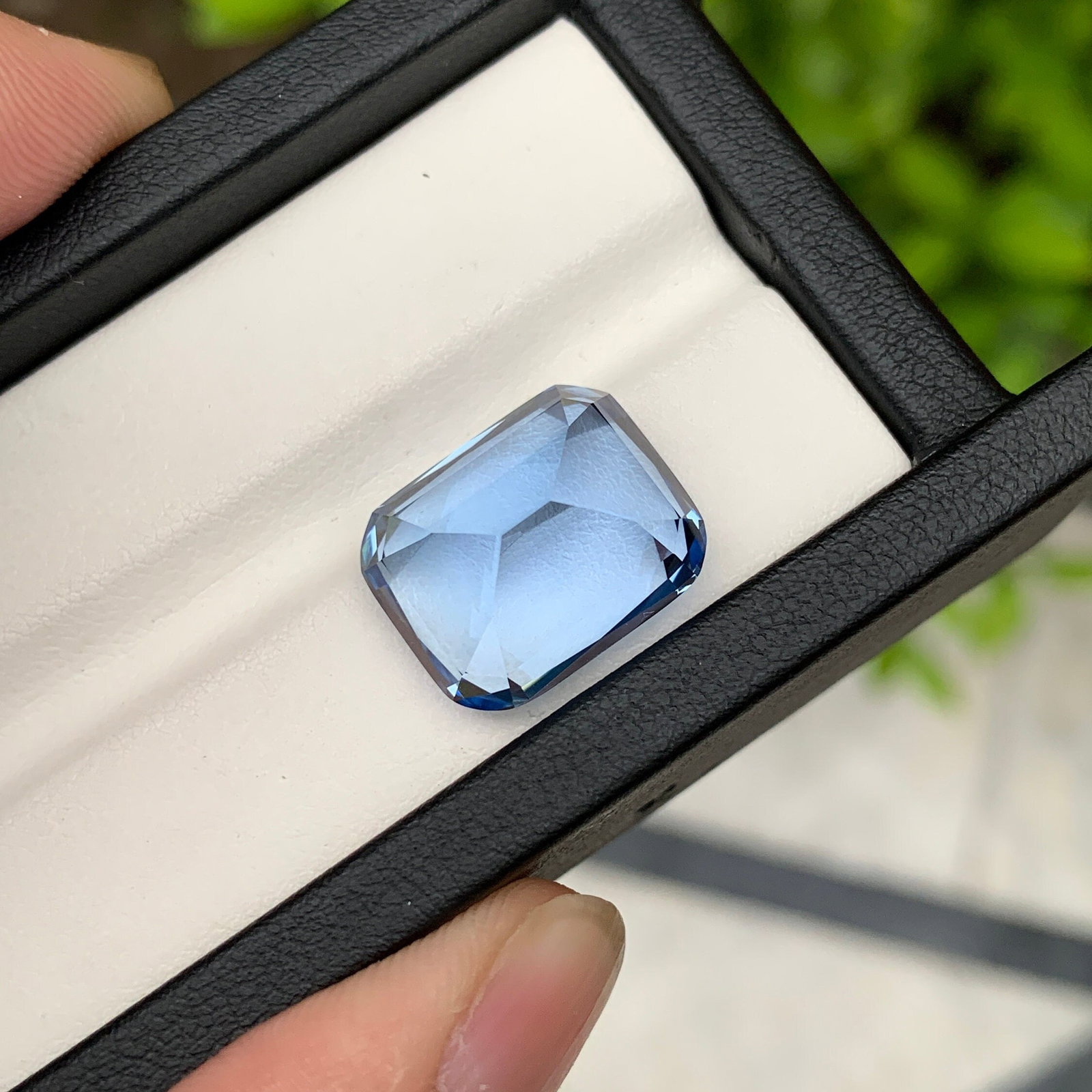 Santa Maria Aquamarine Gemstone: 17.72 CT Cushion Cut Beryl - 3