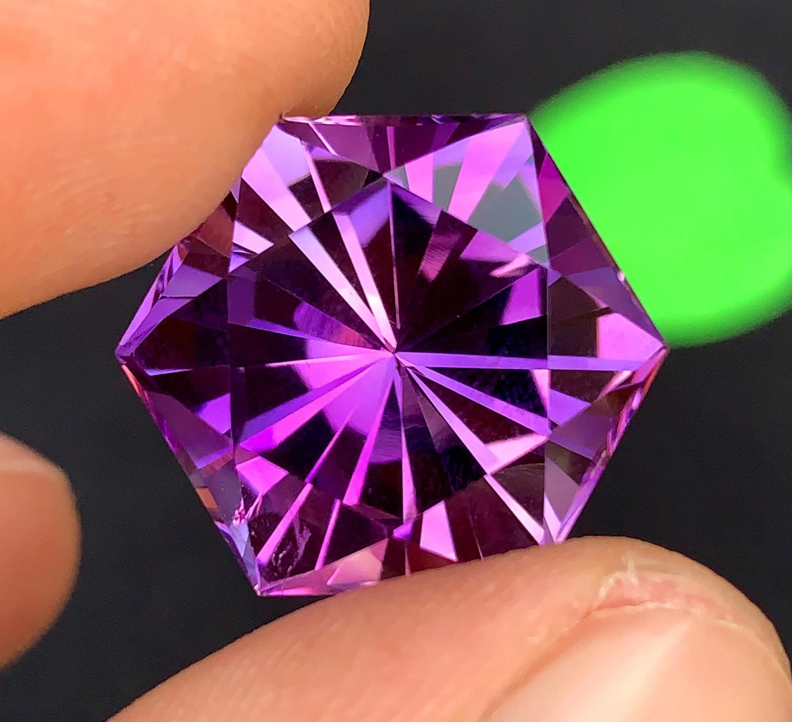 Fancy Cut Amethyst Gemstone: February Birthstone, Jewelry Making (24.30 Carats) - 5