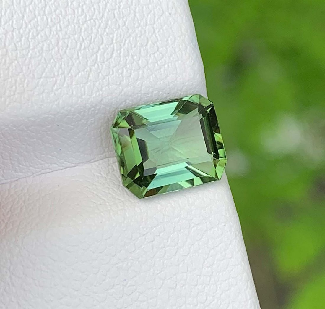 Blue Green Tourmaline Gemstone: Natural October Birthstone, Africa (2.54 CT) - 2