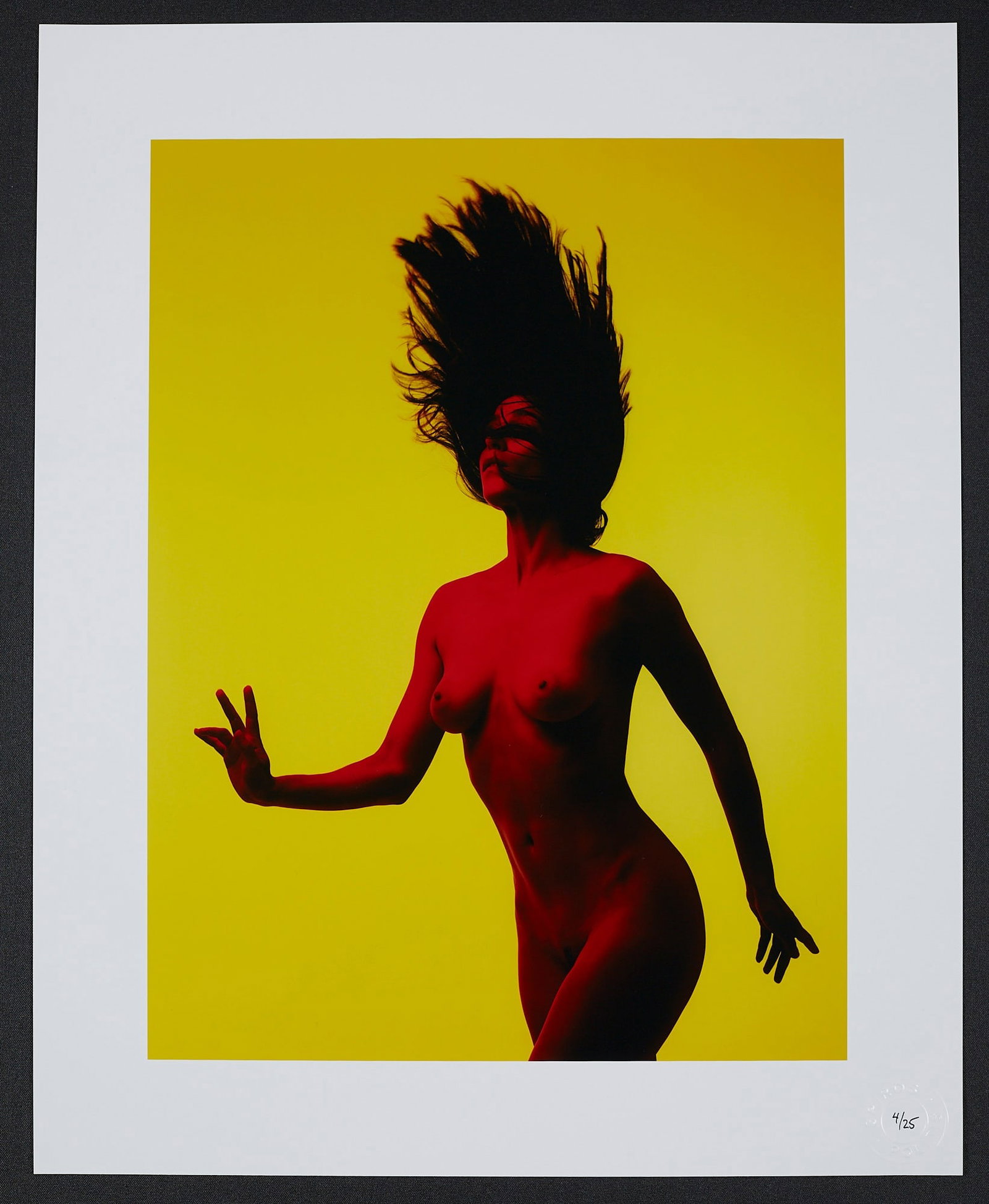 Spiros Politis: 2020 Duality: Artist: Spiros Politis Title:2020 Duality Date/Period:2020 Size:20" x16" Description:"2020 Duality"This stark pop art inspired nude portrait was shot in 2020 at the photographer's studio in