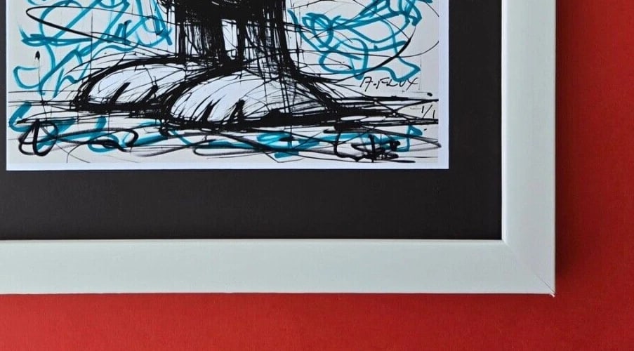 AIDAN FLUX | Hand Signed Authentic Artwork " SNOOPY" Edition of only 1 COA - 4