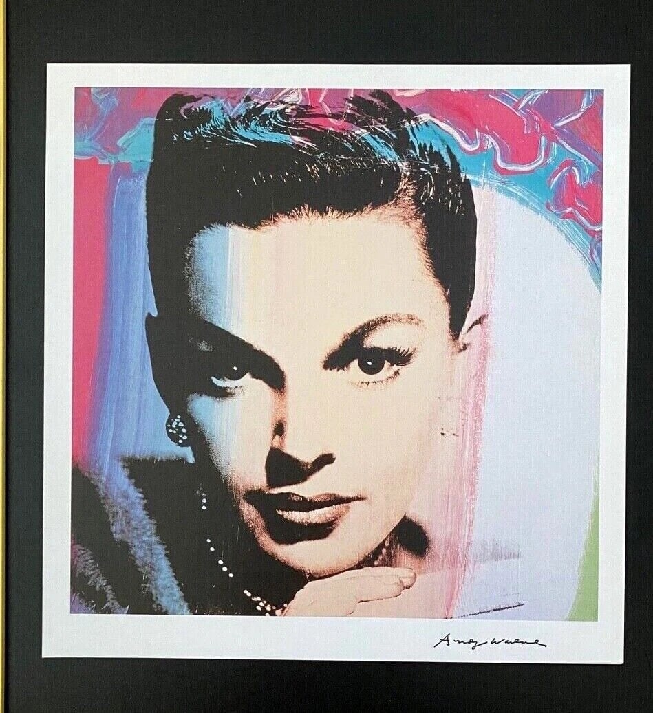 ANDY WARHOL x JUDY GARLAND ICONIC VINTAGE PRINT ? SIGNED MOUNTED & FRAMED! - 2