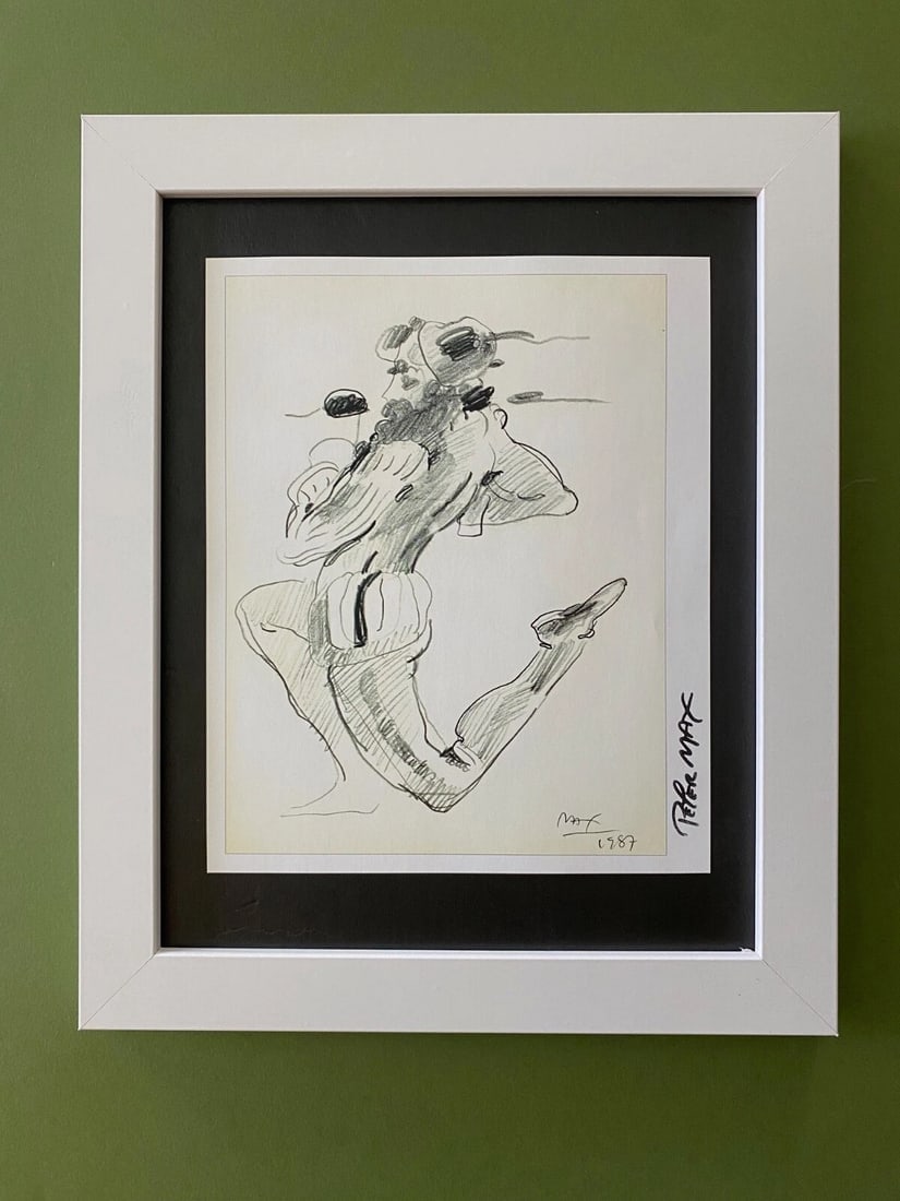 PETER MAX + BEAUTIFUL + SIGNED PRINT + NEW FRAME: We have for Sale this Print After PETER MAX AWESOME PRINT ON GLOSSY PAPER FACSIMILE SIGNED IN INK FULL OF COLOR PRINT SIZE OF THE PRINT IS ABOUT : 7 X 5 in FRAME COVERS AN AREA OVER 11 X 9 in MOUNTED