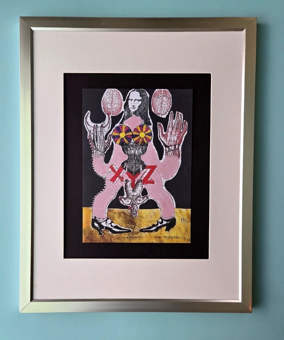 Pedro Friedeberg + Signed Print Framed + Ready to Hang + Last Night Dreams (1 of 2)