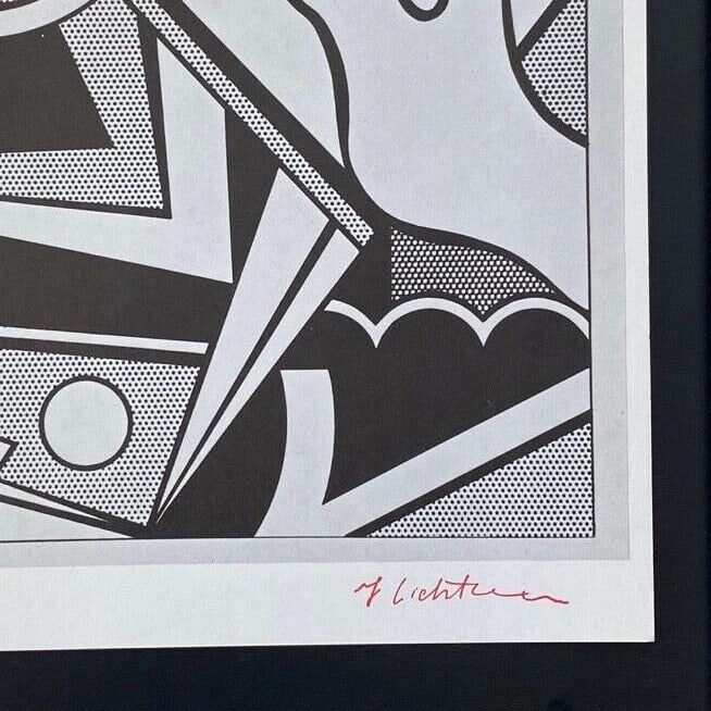 Roy Lichtenstein | Vintage 1970 Signed | Mounted 11x14 Offset Lithograph - 2