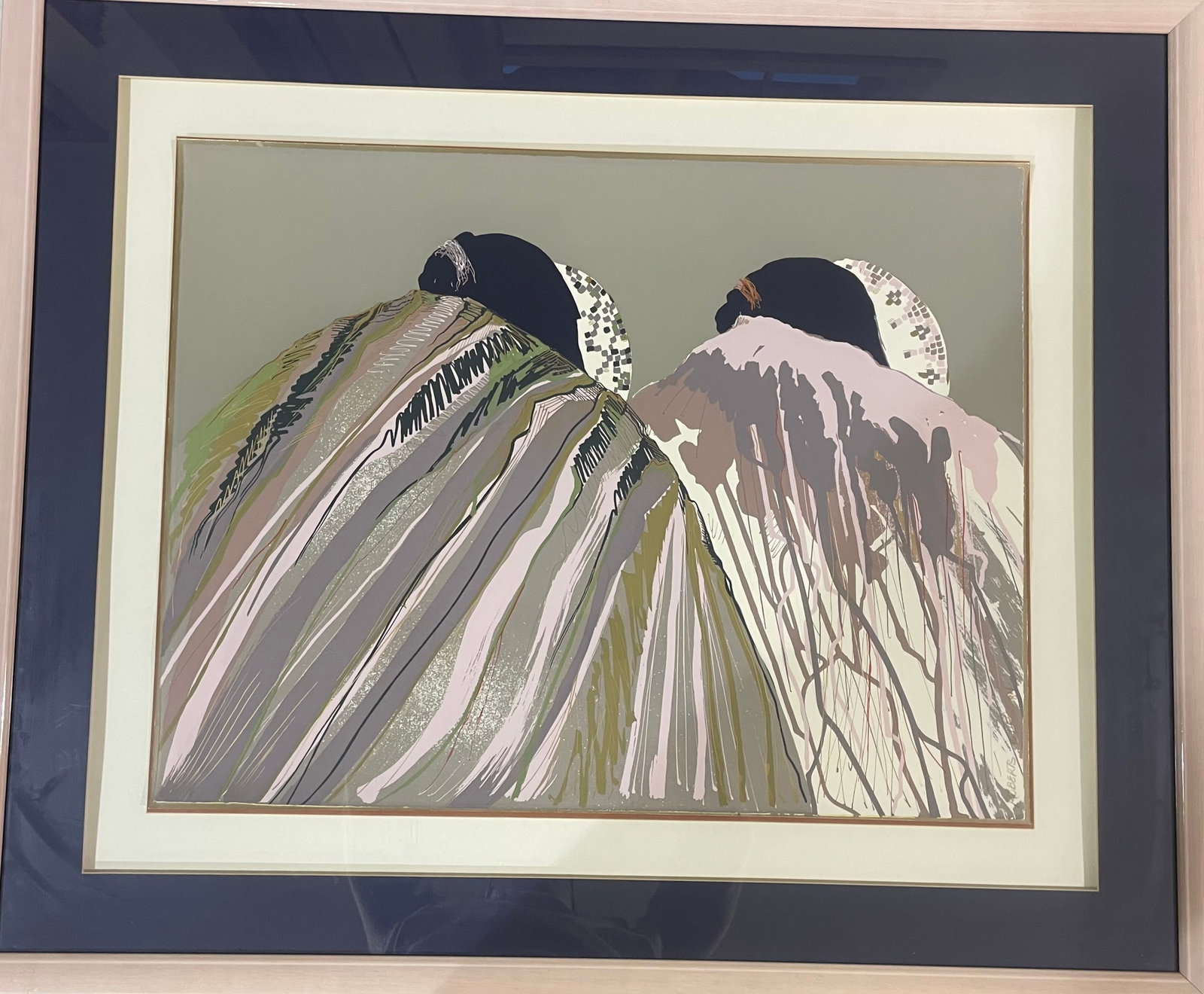Untitled (Native Blankets with Two Figures) (1 of 1)