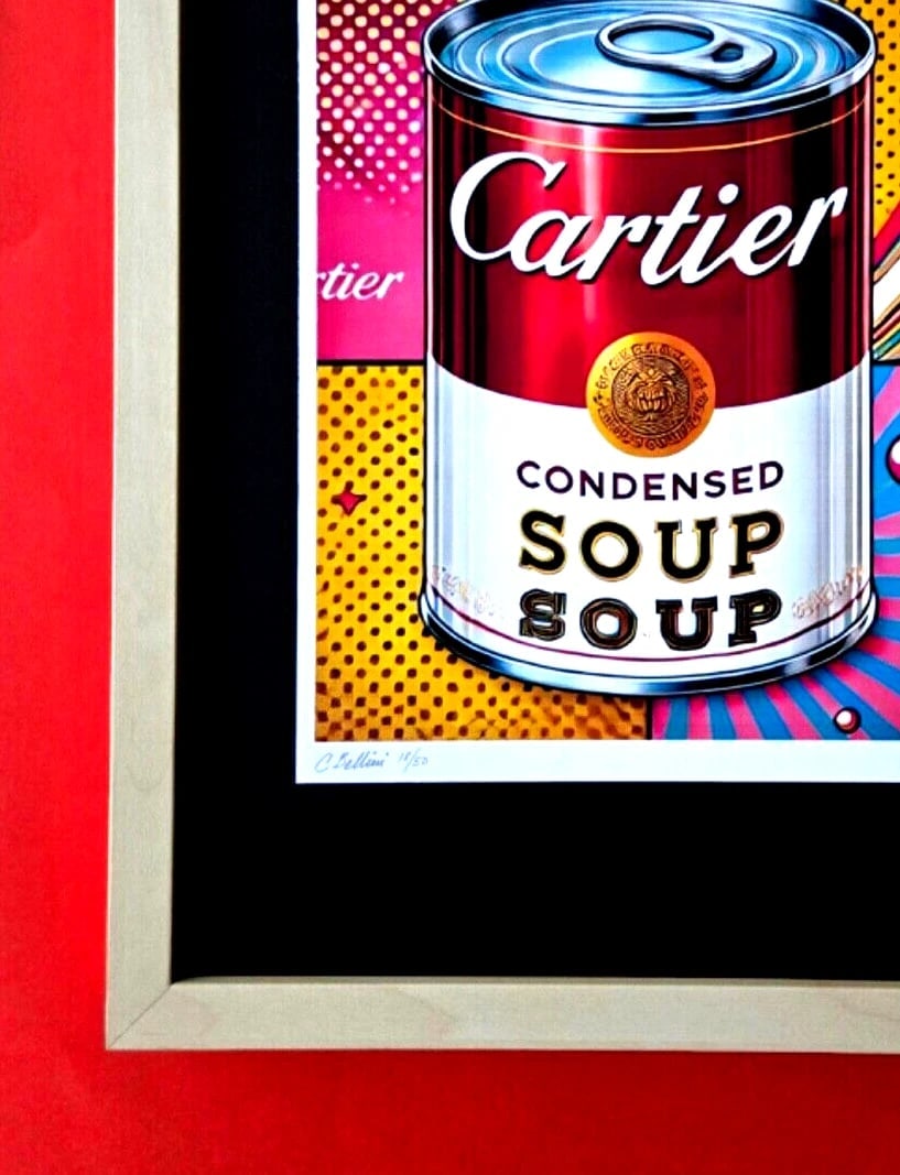 CHIARA BELLINI | CARTIER CONDENSED SOUP Hand Signed Authentic Print LtdEd COA - 3