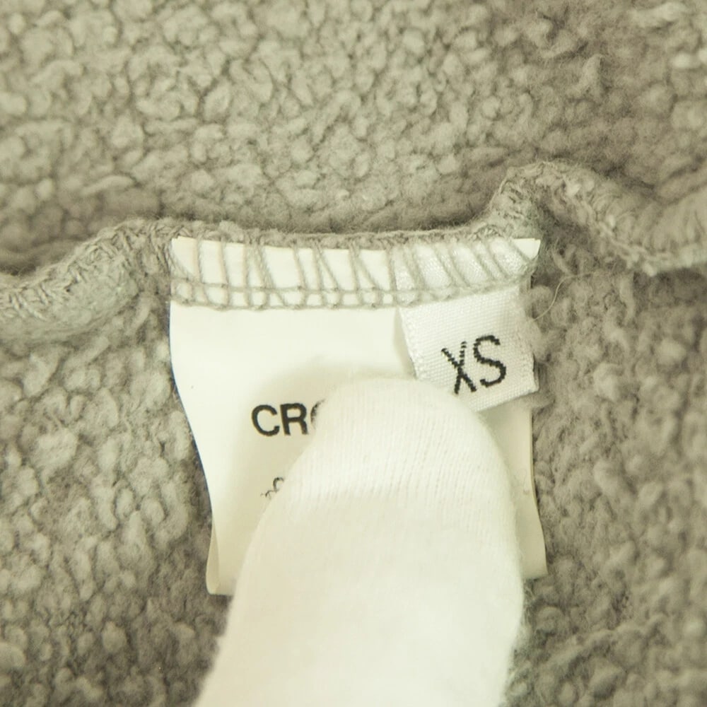 Crossley Light Gray Cotton Long Cardigan Zipper Jacket size XS - 4