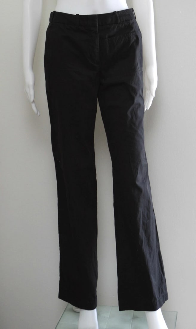 KATAYONE ADELI BLACK PANTS SIZE 4 100% COTTON MADE IN USA STYLISH (1 of 5)