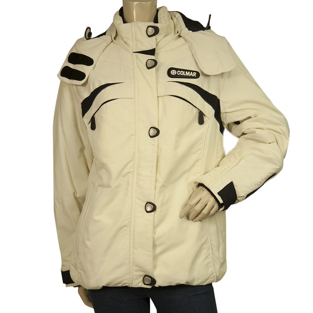 Colmar White Ski Winter Hooded Zipper Jacket size 42: Title:Colmar White Ski Winter Hooded Zipper Jacket size 42 Description:Colmar White Ski Winter Hooded Zipper Jacket size 42 Colmar is famous for original sport design and quality. This white jacket