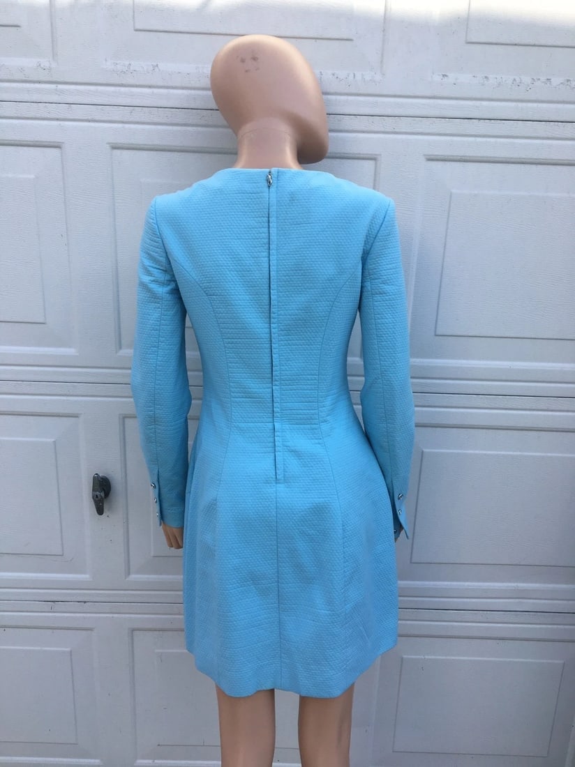 Chic Kenzo Blue Cotton Dress Size 38 - 3