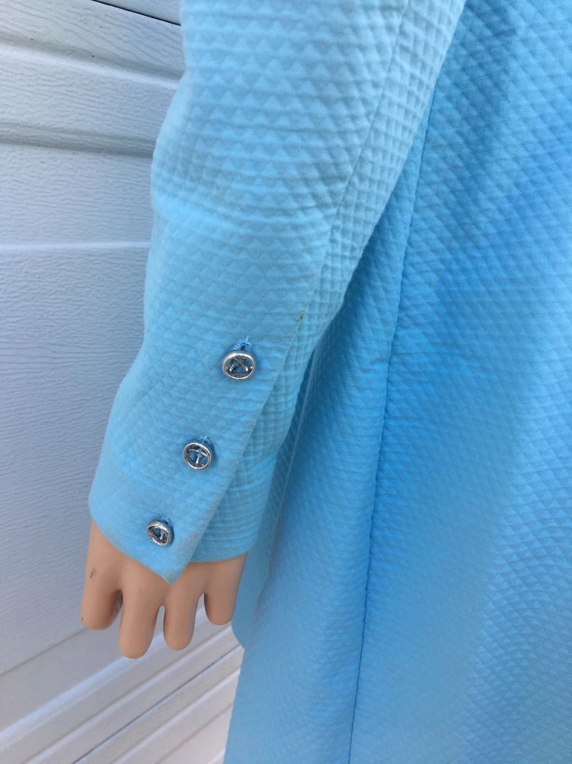 Chic Kenzo Blue Cotton Dress Size 38 - 4