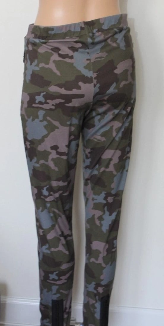 GIVENCHY PARIS SIZE L 100% COTTON LEGGINGS PANTS SKINNY CAMOUFLAGE - 3