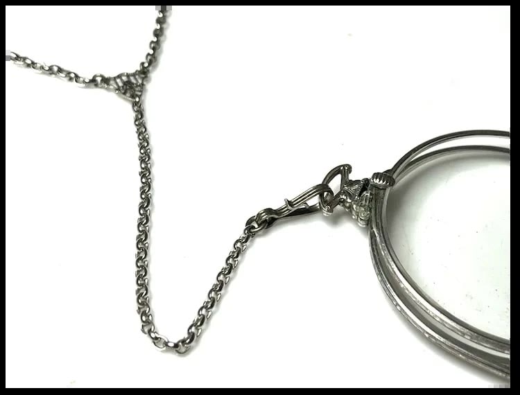 Antique Folding Glasses on Chain - 5