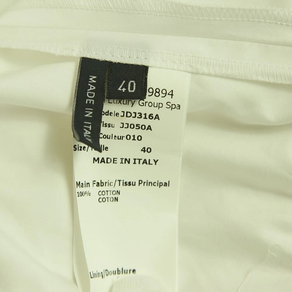 Jil Sander White Wrap Style Lightweight Cotton Summer Jacket size 40 - 4