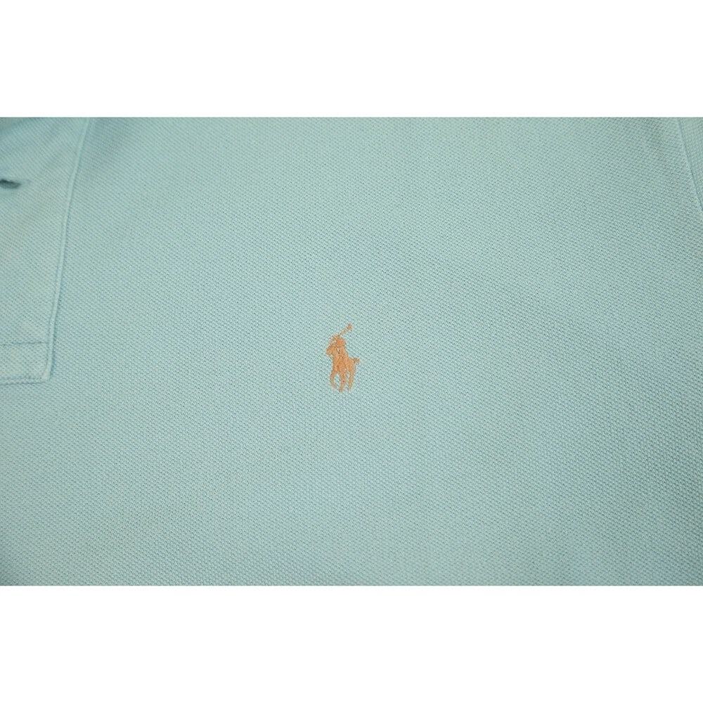 Ralph Lauren Polo Sport Blue Short Sleeve Cotton Polo Shirt Mens Top size XL - 4