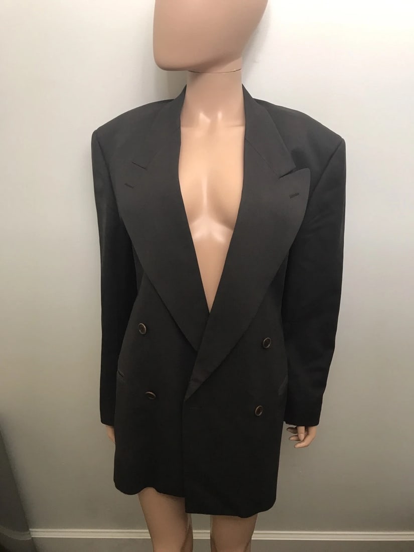 Elegant Valentino Black Man Jacket Size Large (1 of 8)