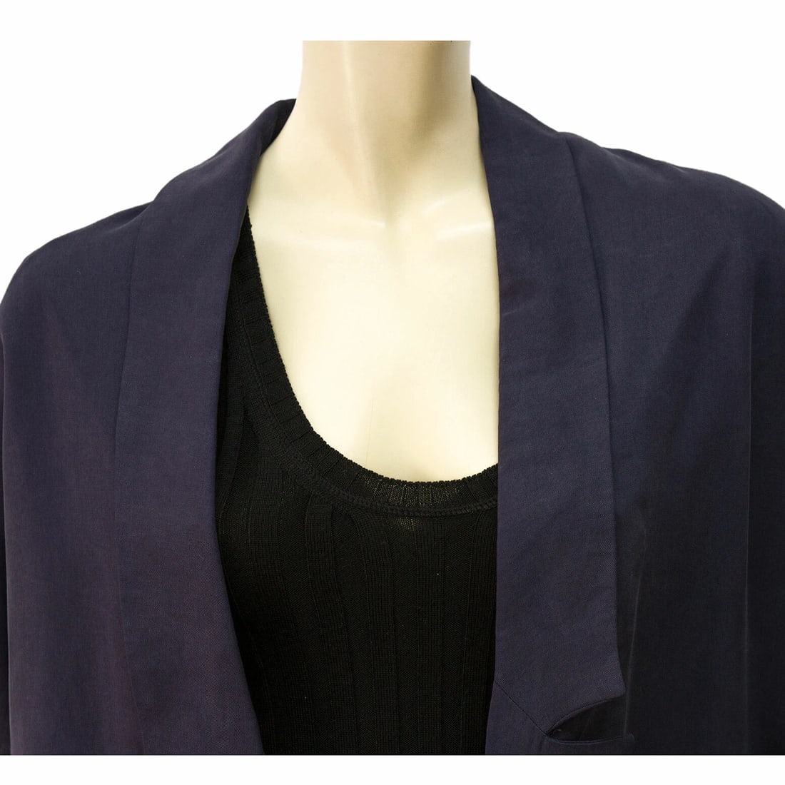 J'aime Les Garcons Blue Boyfriend Oversize Cotton Summer Blazer jacket size S - 5