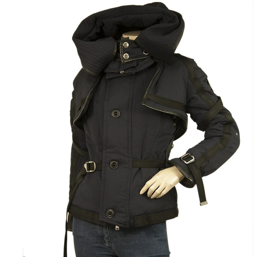 Dsquared2 D2 Blue 2 Pieces Set Vest & Hooded Bolero Jacket size 42 (1 of 10)