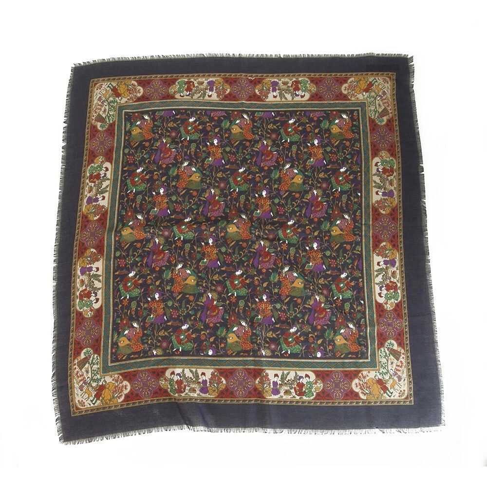 Oriental Multicolor Square Foulard Scarf Colorful Print, superb: Title:Oriental Multicolor Square Foulard Scarf Colorful Print, superb Description:Oriental Multicolor Square Foulard Scarf Colorful Print, superb This is a beautifully colored scarf, that can add
