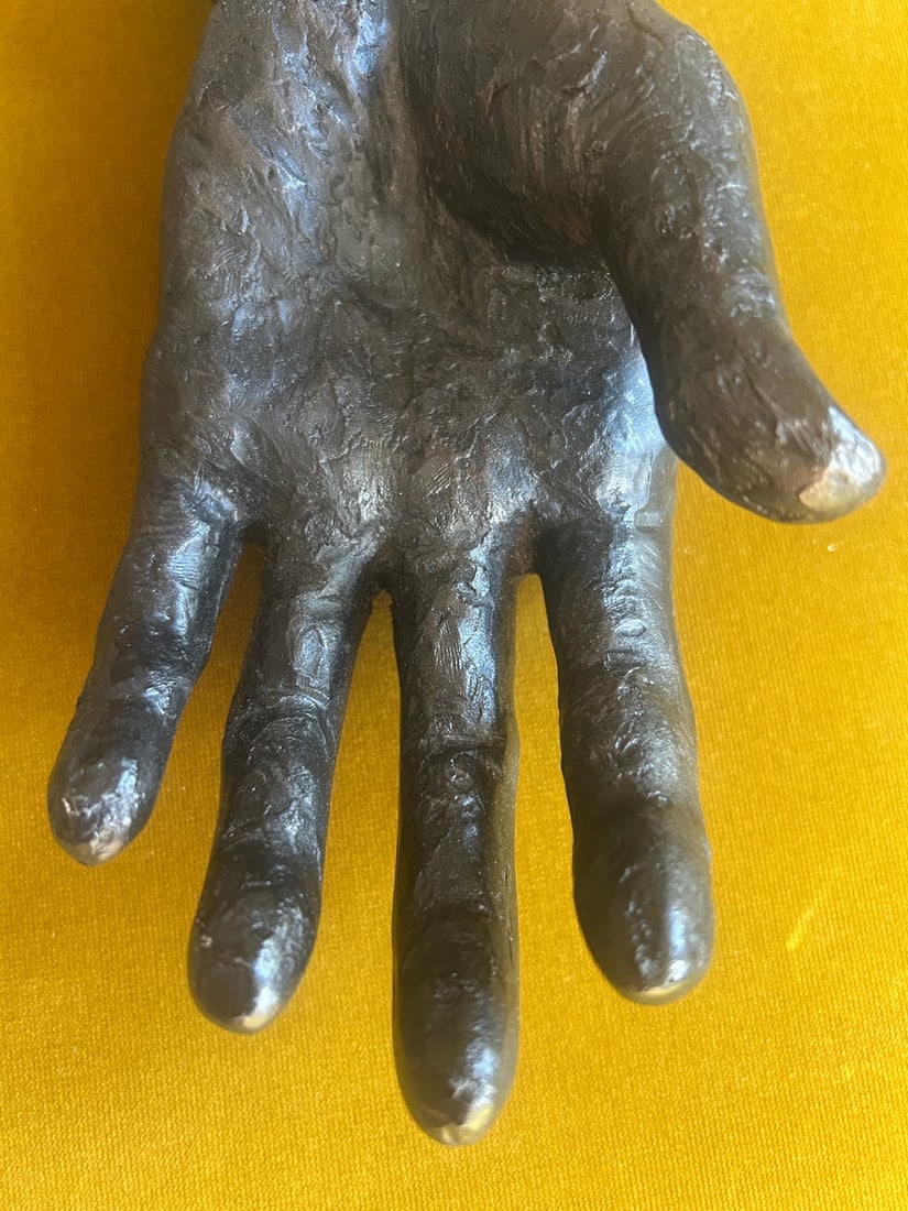 Patinated Hand Sculpture (Resin Cast) - 2
