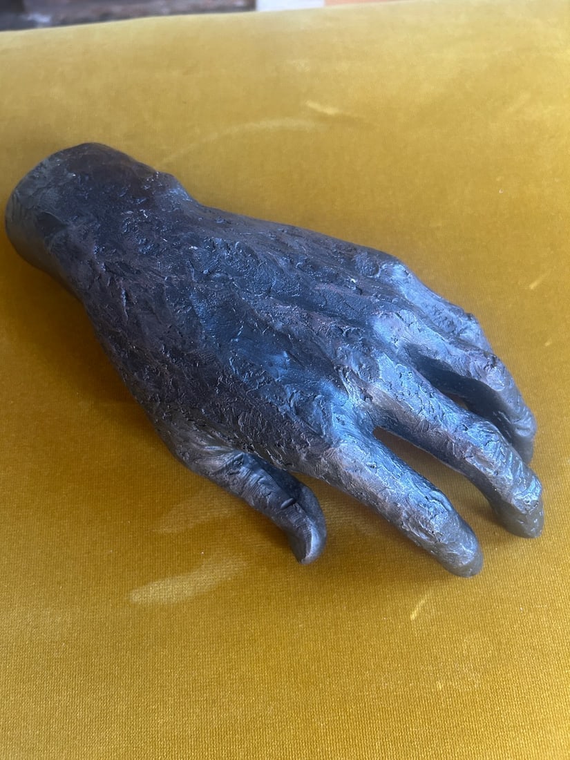 Patinated Hand Sculpture (Resin Cast) - 4