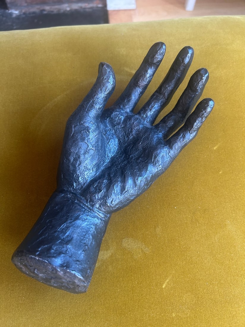 Patinated Hand Sculpture (Resin Cast) - 5