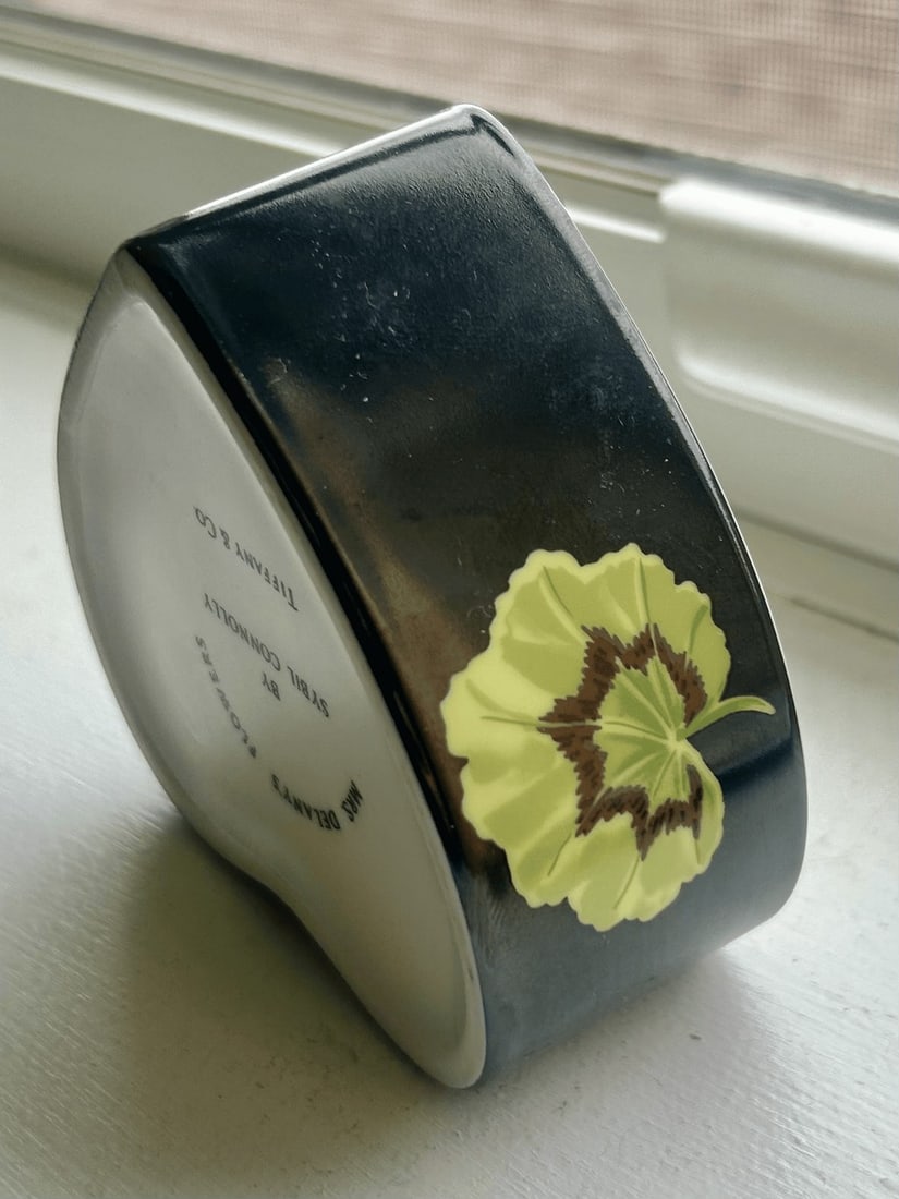 Tiffany & Co. "Mrs. Delany's Flowers" Heart-Shaped Trinket Box by Sybil Connolly - 4