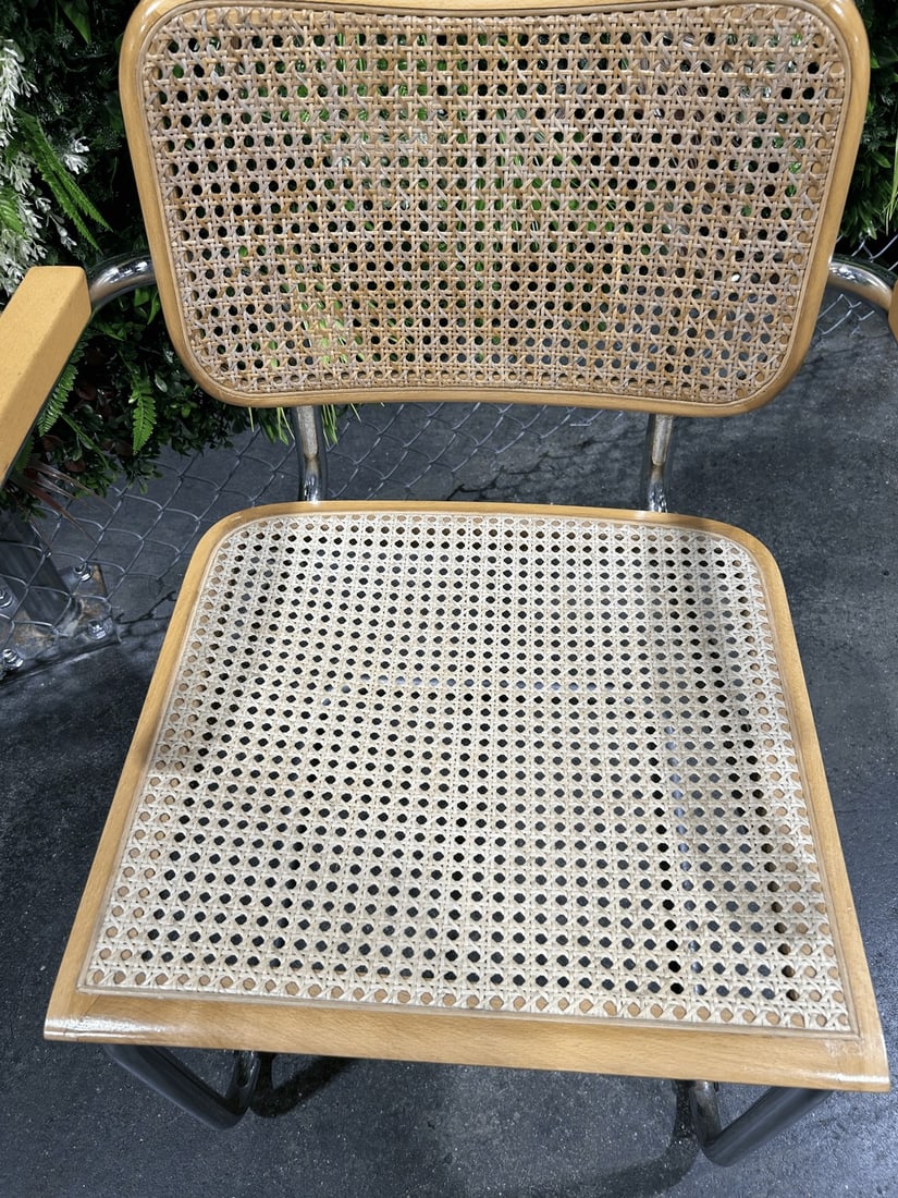 Marcel Breuer Style Cantilever Chair, Made in Italy - 2