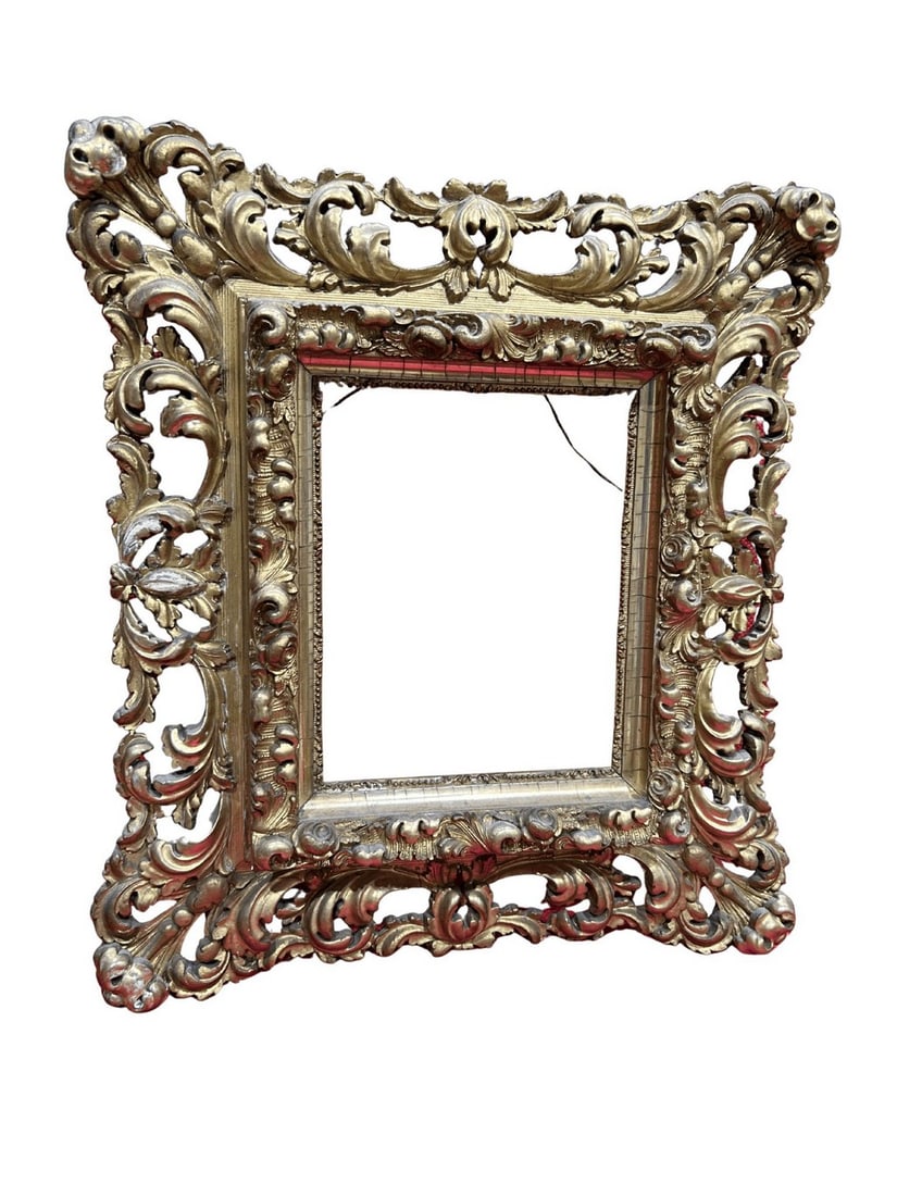 Early 20th Century Baroque Style Giltwood Carved Frame (1 of 3)