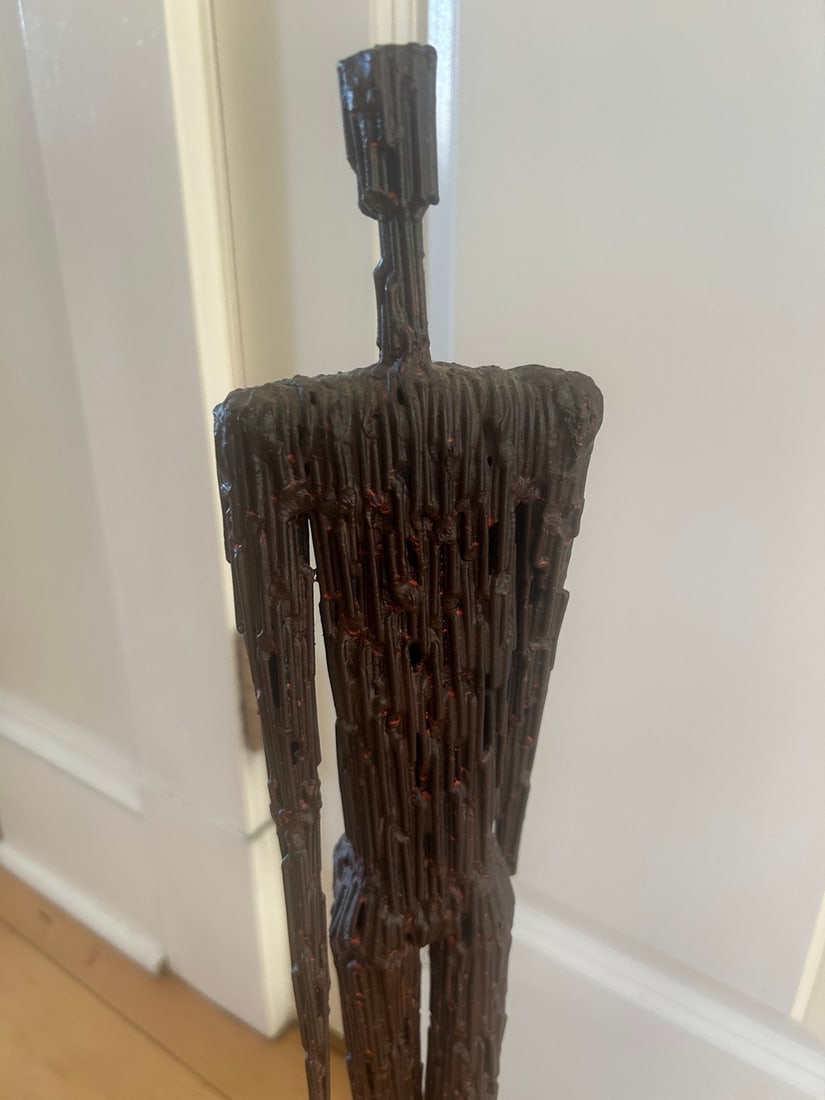 Brutalist Patinated Metal Figural Sculpture - 2