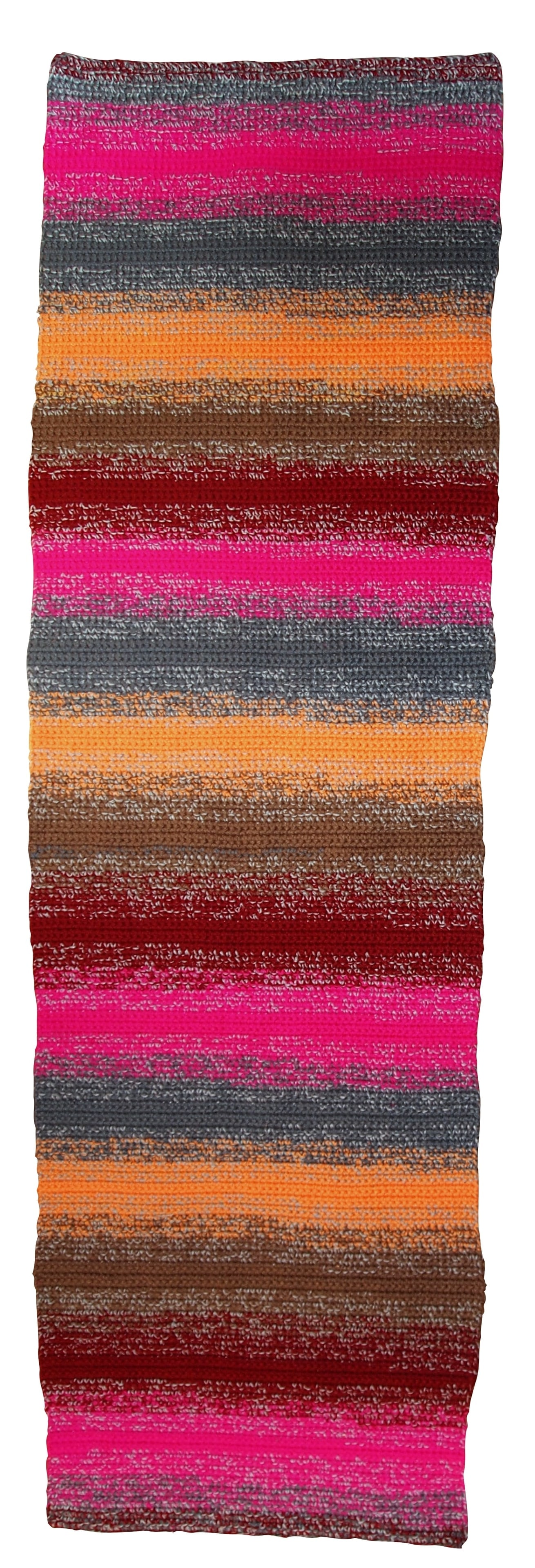 Handmade contemporary ORA Russian striped runner 2.1' x 6.7' (66cm x 206cm) 2021 - 3