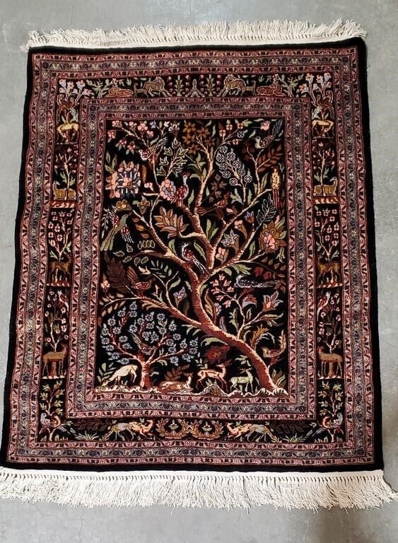 Very Fine Hand Knotted Hereke silk 3x2.5 - 16