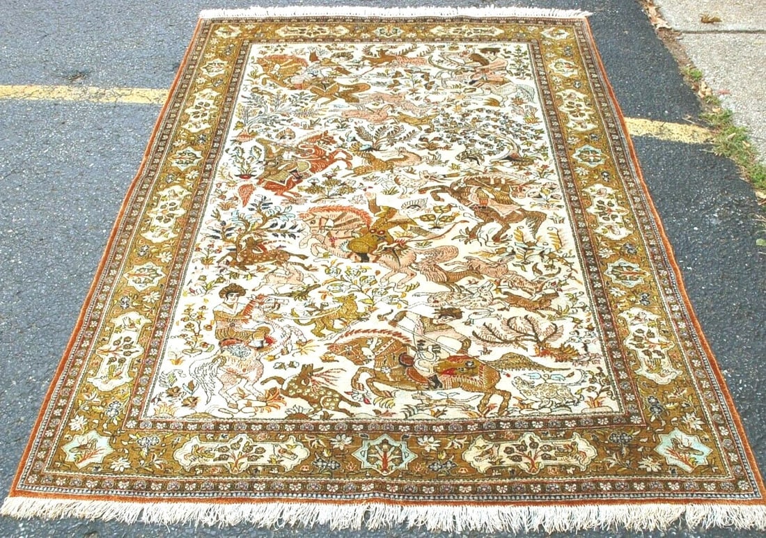 Persian QOME RUG 4'7"x7" - 15