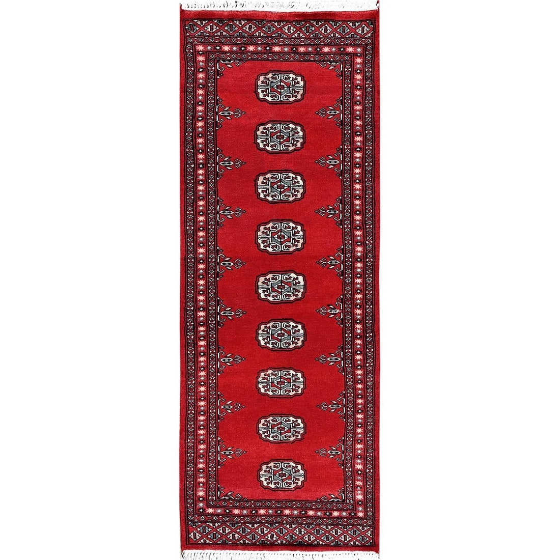 Ivory, Hand Loomed, Undyed Natural Wool Modern Design Round Rug - 3