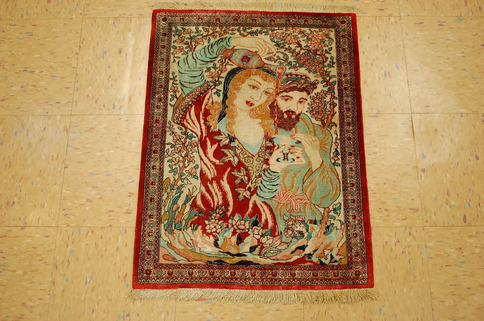 Persian QOME RUG 2' x 2'7" - 10