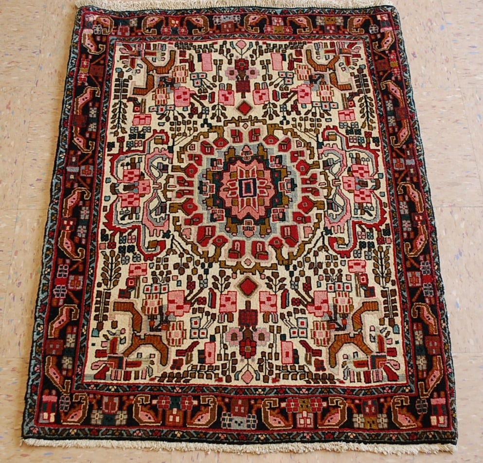 Persian BIJAR RUG 2'5" x 3'4" - 4