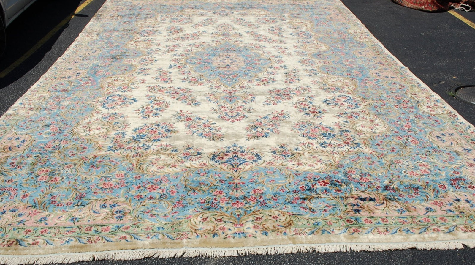 Persian KIRMAN RUG 12' x19' - 15