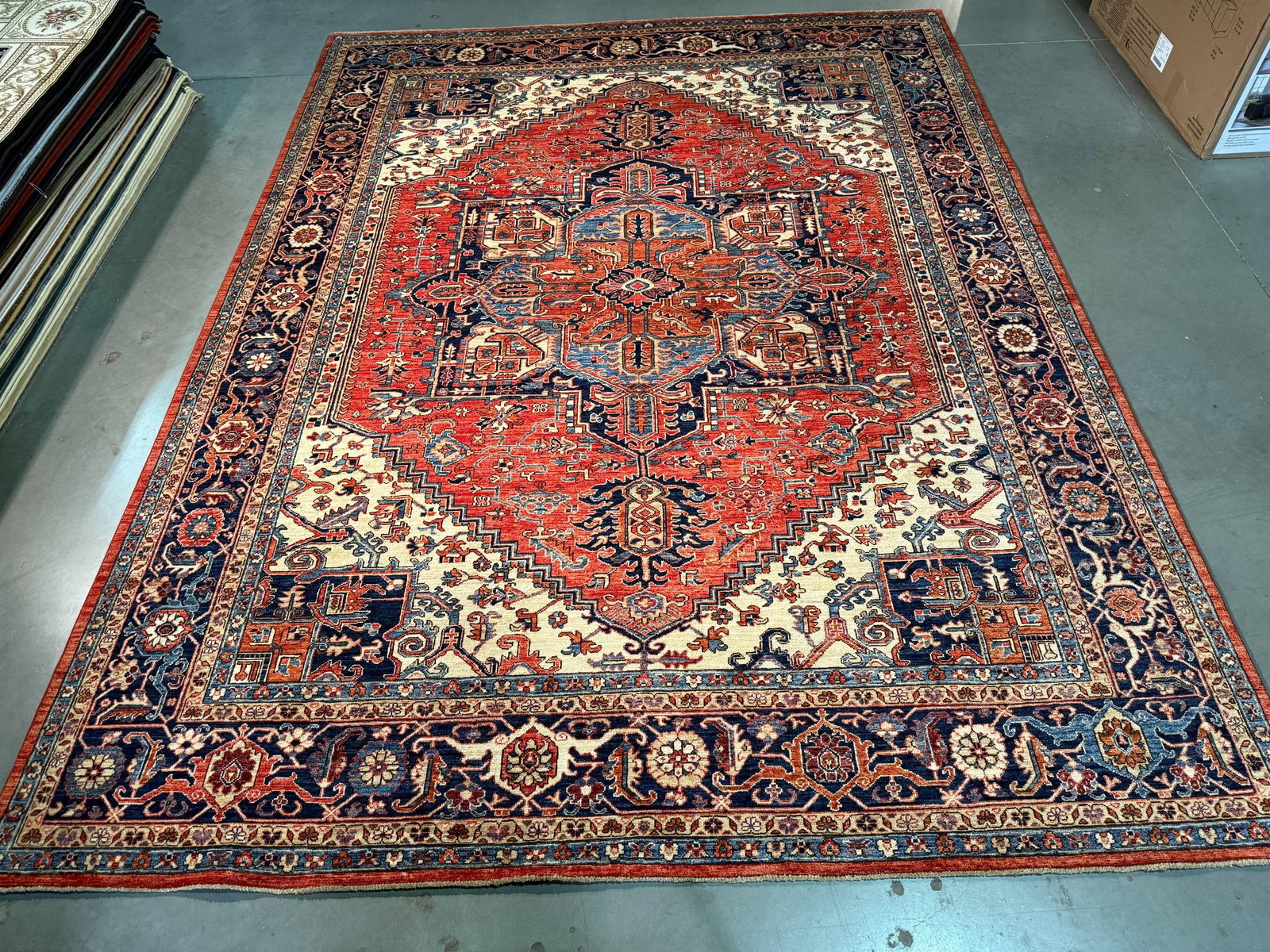 Stunning Super Serapi Rug 9x11.9 - 16