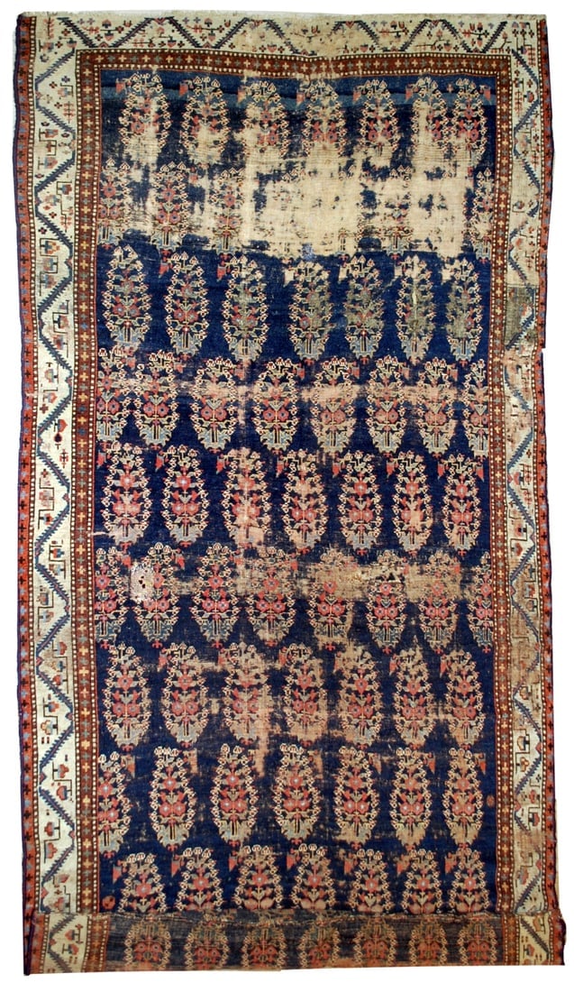 Handmade antique collectible Northwest Persian runner 5.2' x 10.7' (158cm x 326cm) 1830s: Title:Handmade antique collectible Northwest Persian runner 5.2' x 10.7' (158cm x 326cm) 1830s Origin:Persia Dimension:5.2' x 10.7' (158cm x 326cm) Materials:wool Year:1830s Description:Hand made
