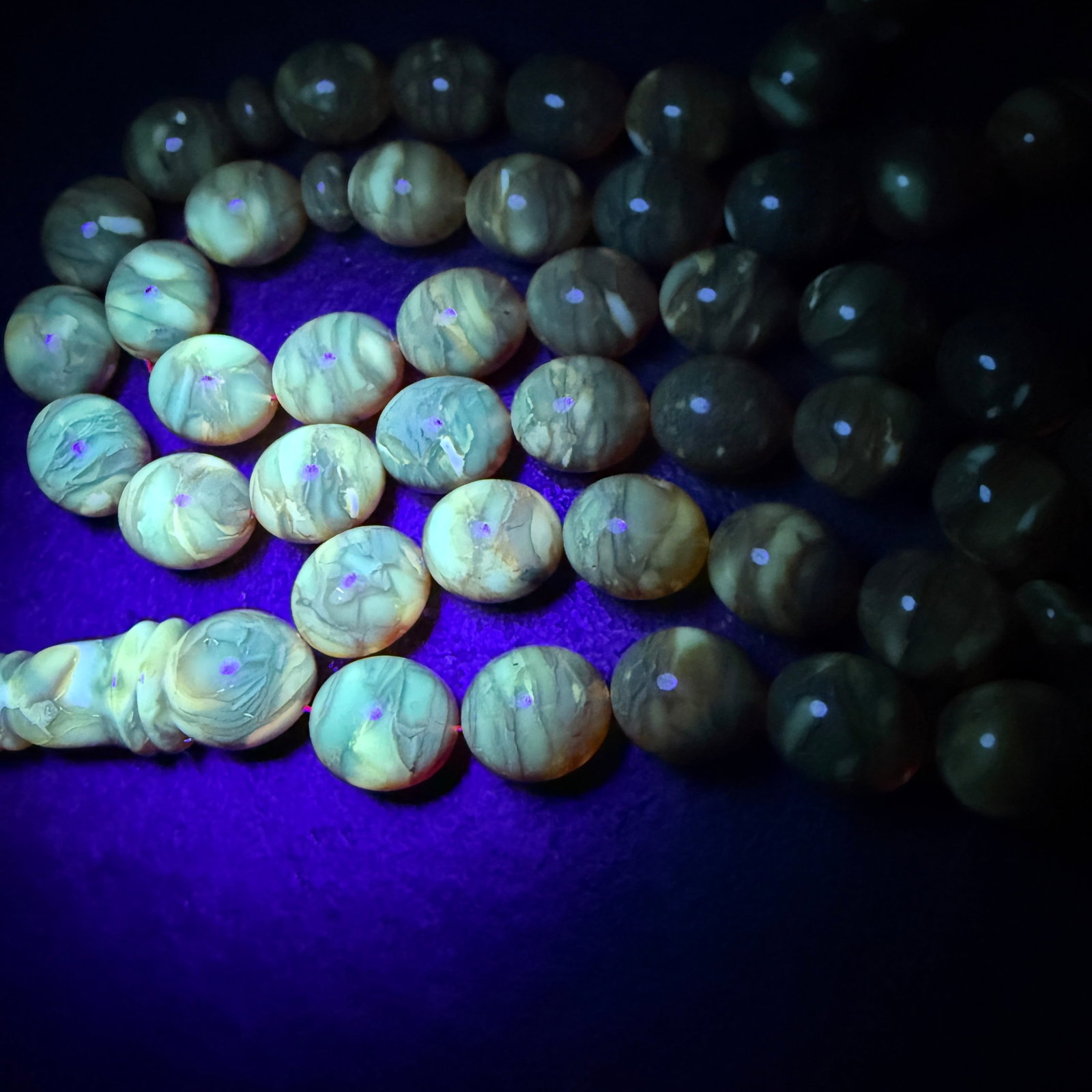 Alluring Amber Tesbih made from Round Amber beads - 6