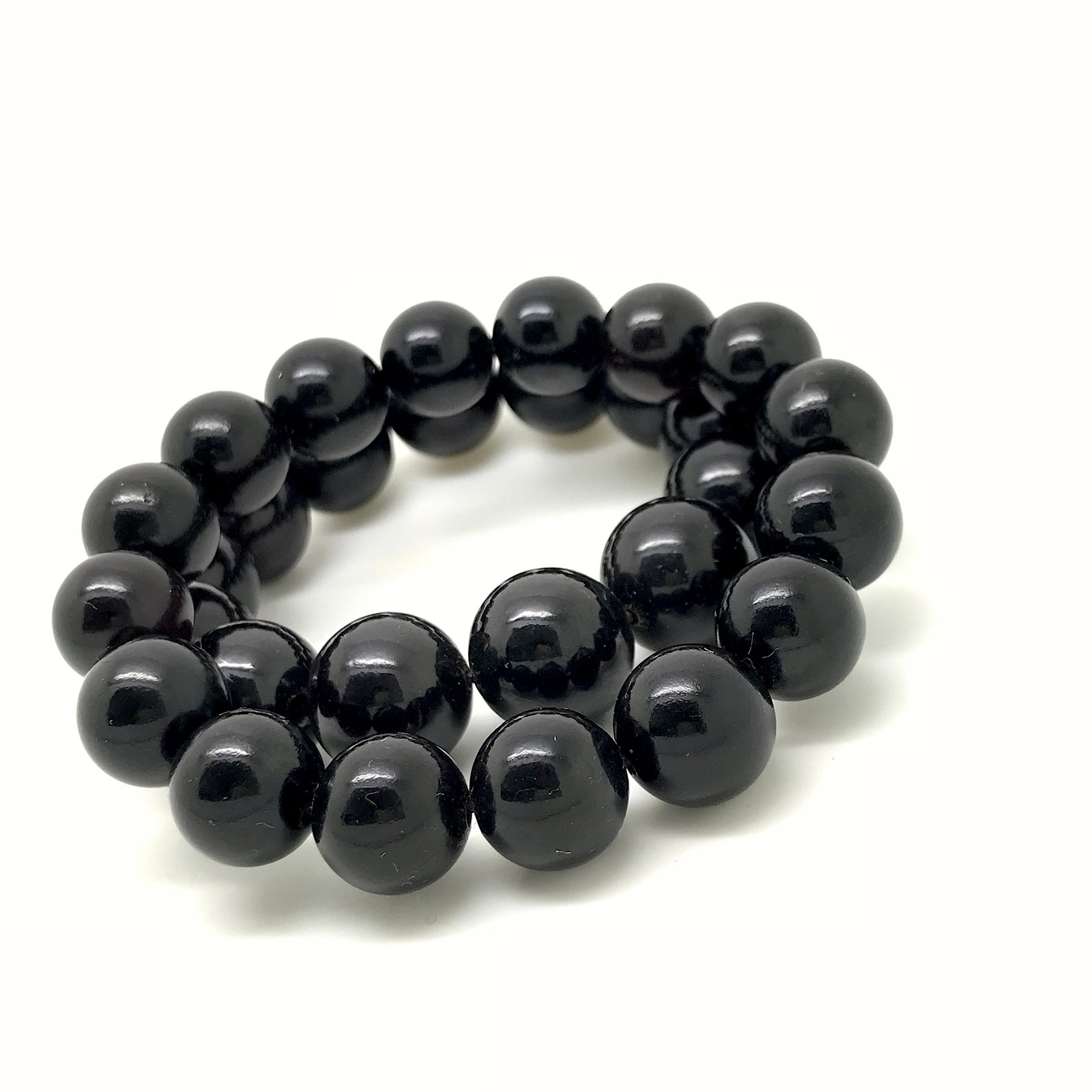 2x bracelet Baltic amber beads in cherry - 5