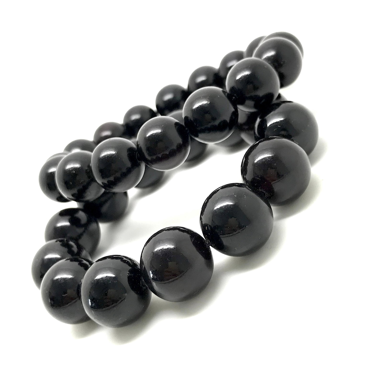 2x bracelet Baltic amber beads in cherry - 6