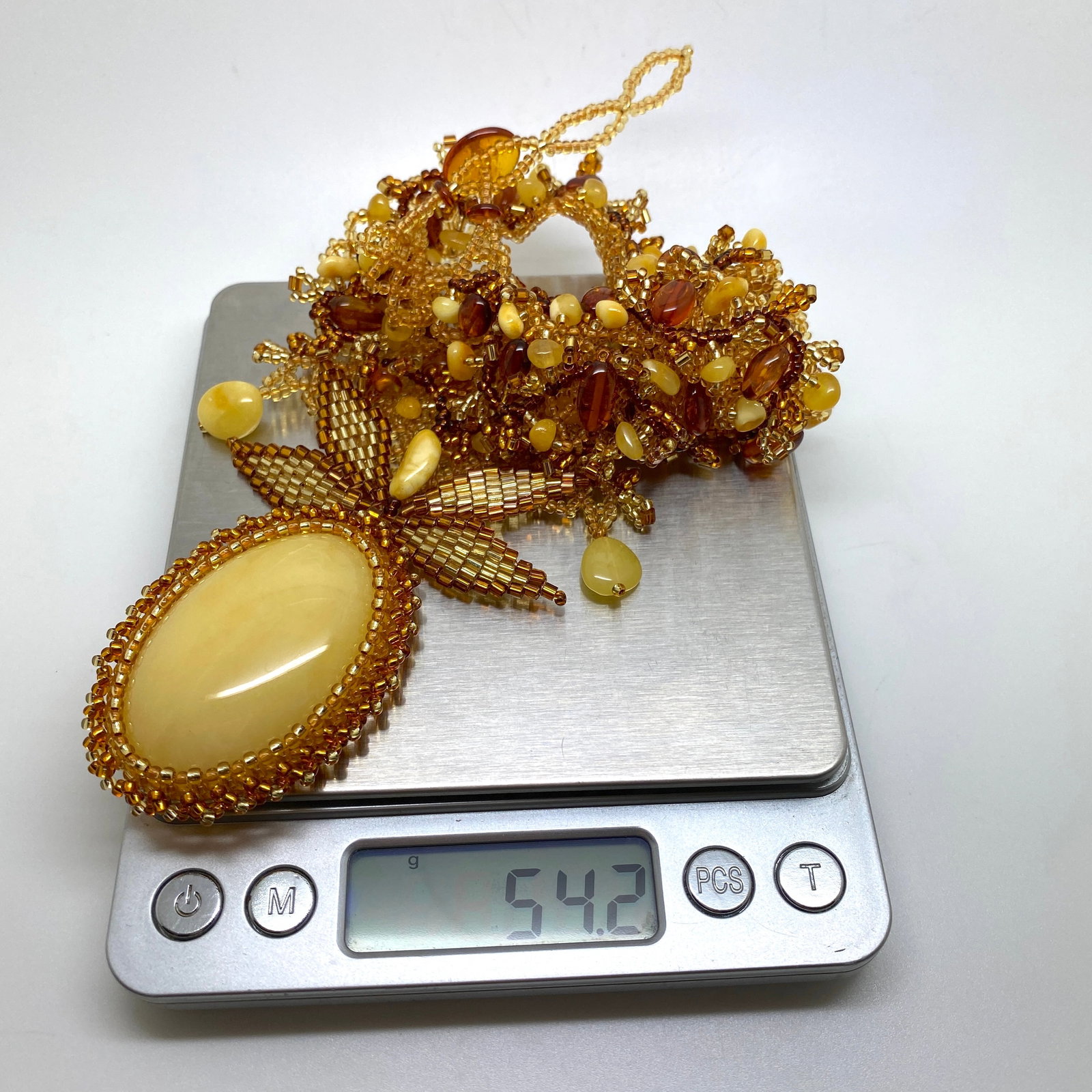 Outstanding Amber Cleopatra necklace - 2