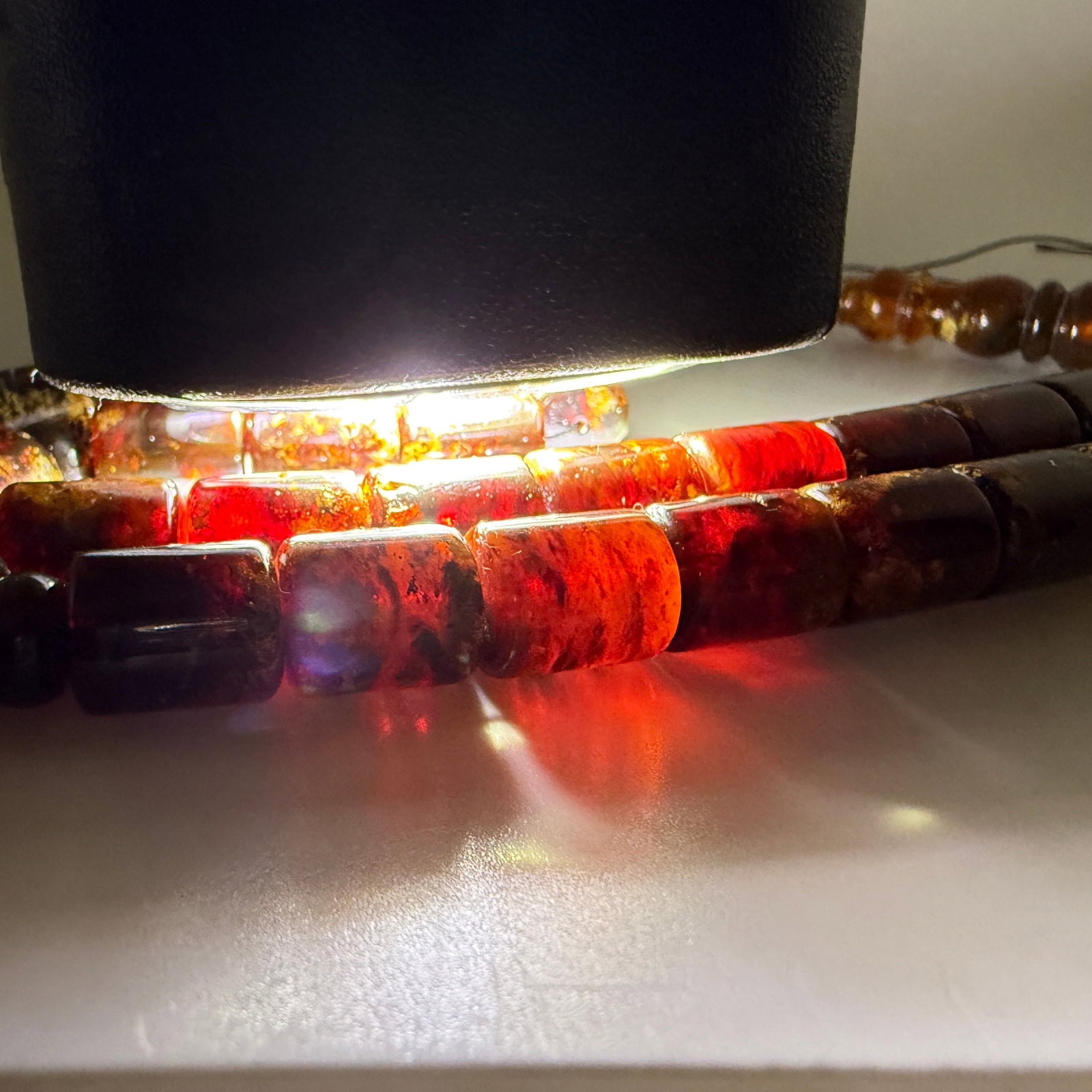 Staggering Amber Tesbih made from Round Amber beads - 5