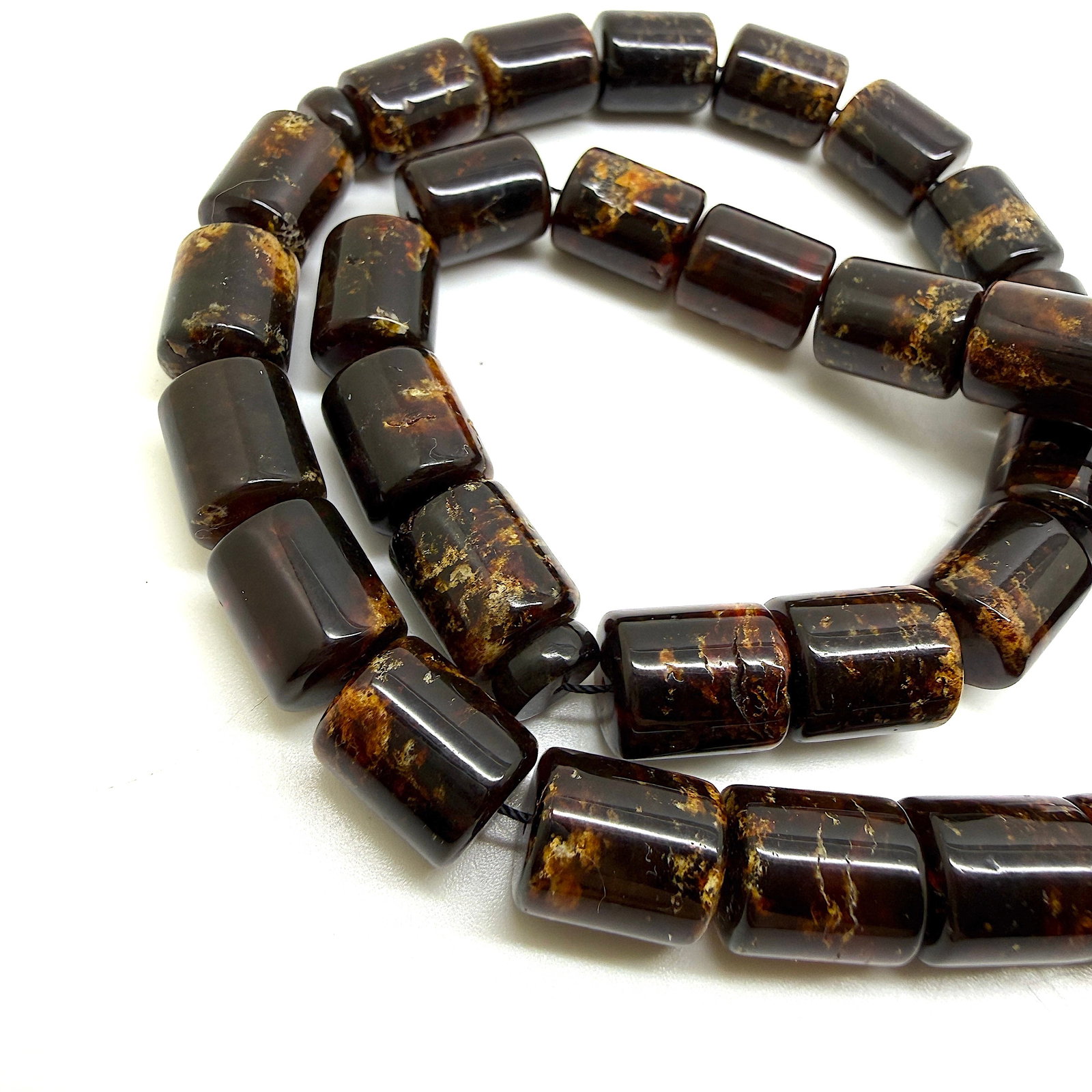 Staggering Amber Tesbih made from Round Amber beads - 7
