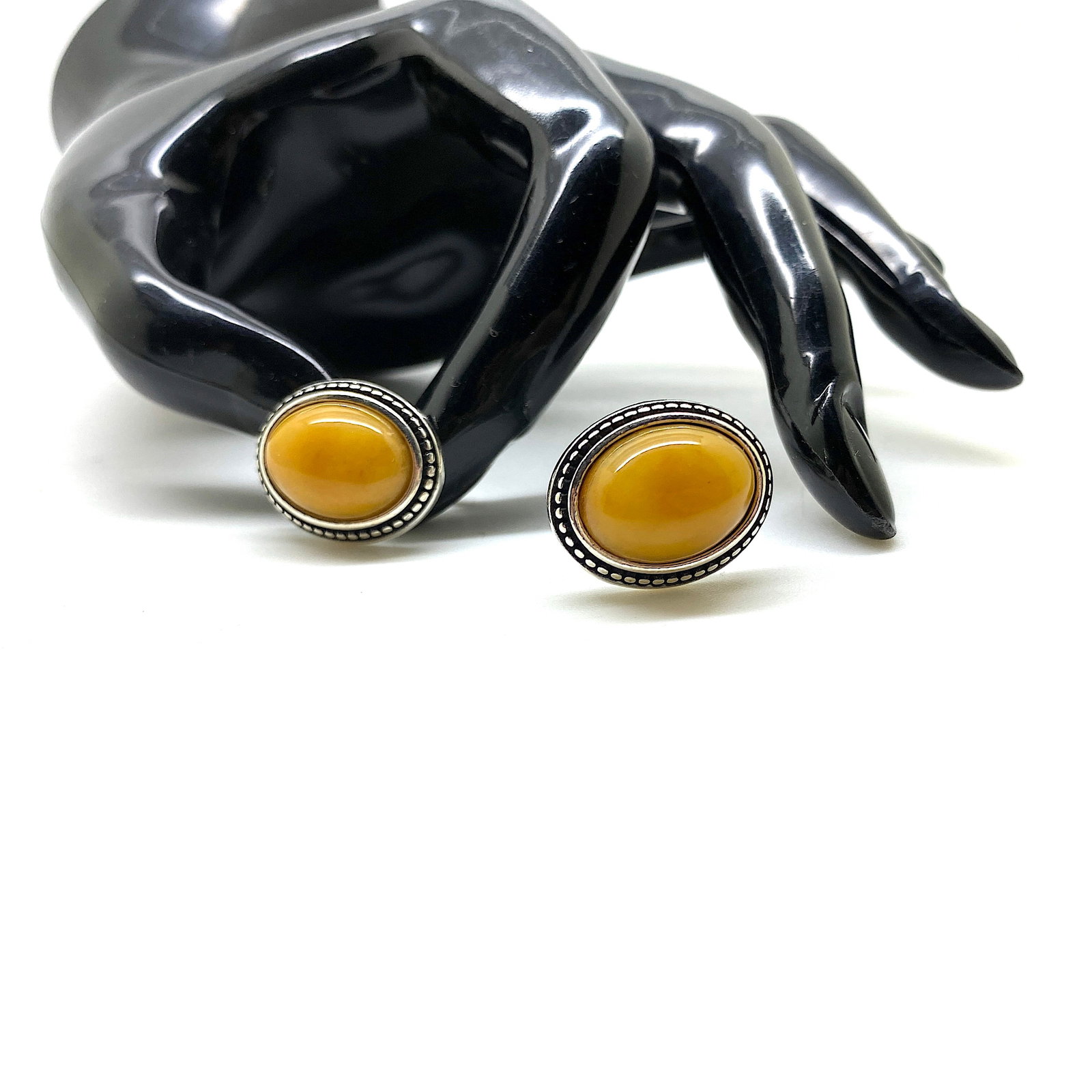 Phenomenal Amber Cufflinks - 3