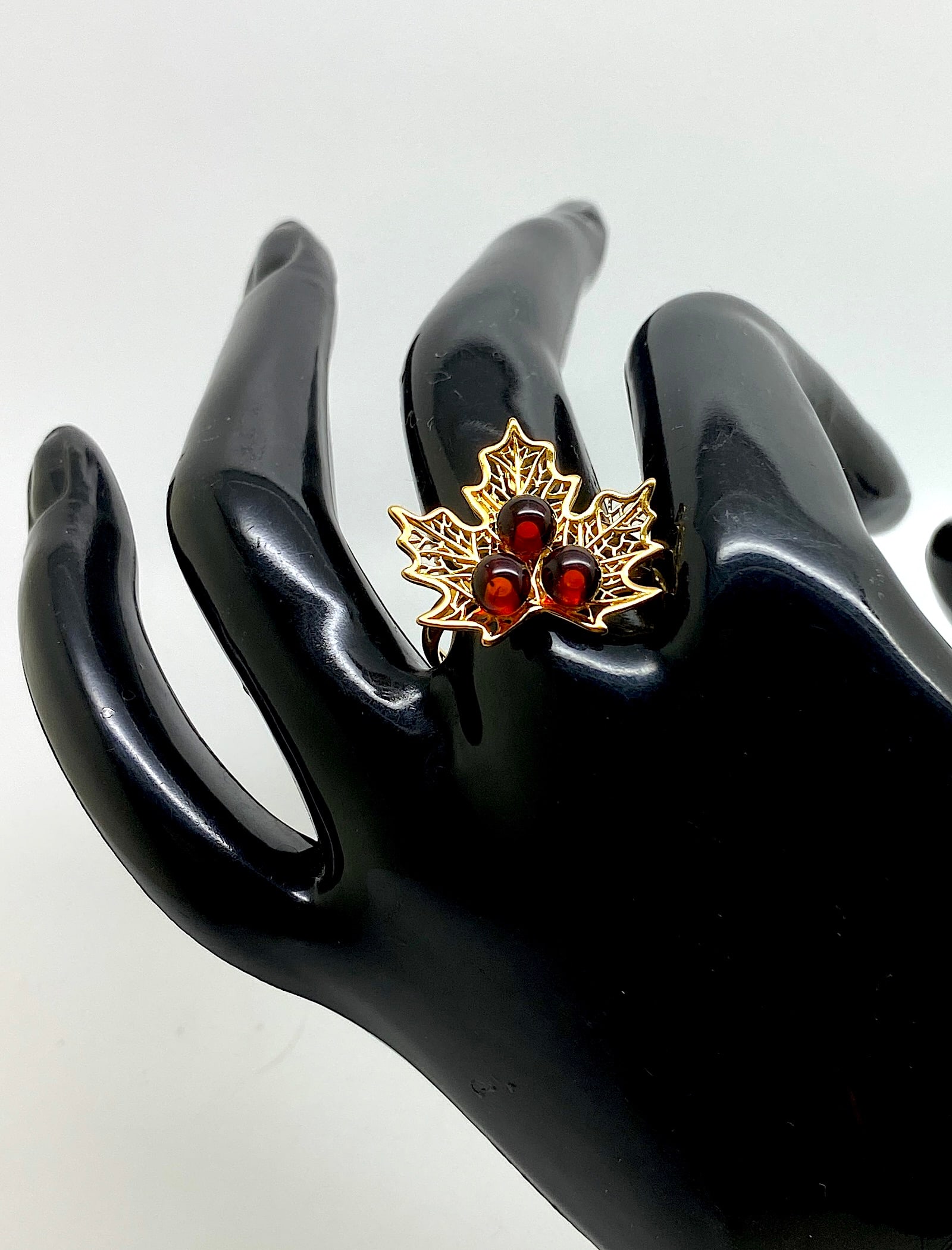 Unique and Beautiful Amber Ring - 7