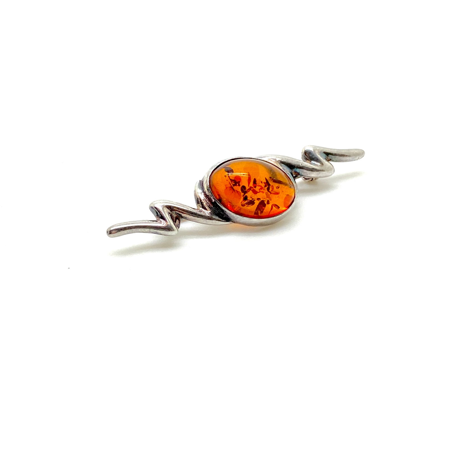 Magnificent Vintage Amber Brooch - 5